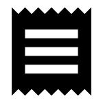 Gui Receipt SVG Icon
